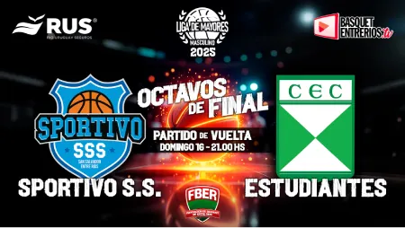Liga Provincial Masculina de Mayores 2025 – Octavos de Final: Velez S. vs. Sionista – Juego #2