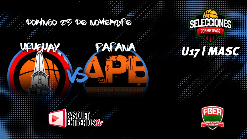 Torneo de Selecciones U17 Masculino – Uruguay vs. Paraná