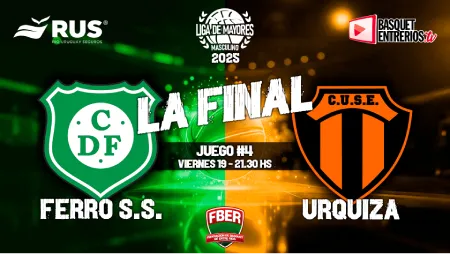 Liga Provincial de Mayores (Juego 4) – Final: Ferro San Salvador – Urquiza de Santa Elena