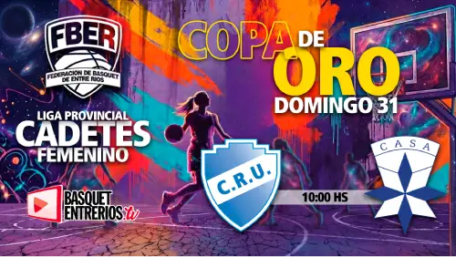 Liga Provincial Femenina Cadetes 2026: Regatas – San Agustín