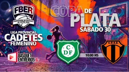 Liga Provincial Femenina Cadetes 2026 | Copa de Plata: Ferro S.S. – Urquiza (Partido 1)