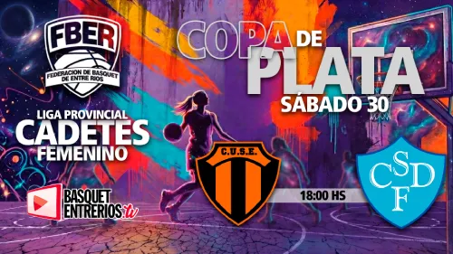 Liga Provincial Femenina Cadetes 2026 | Copa de Plata: Urquiza  – Soc. Federación (Partido 4)